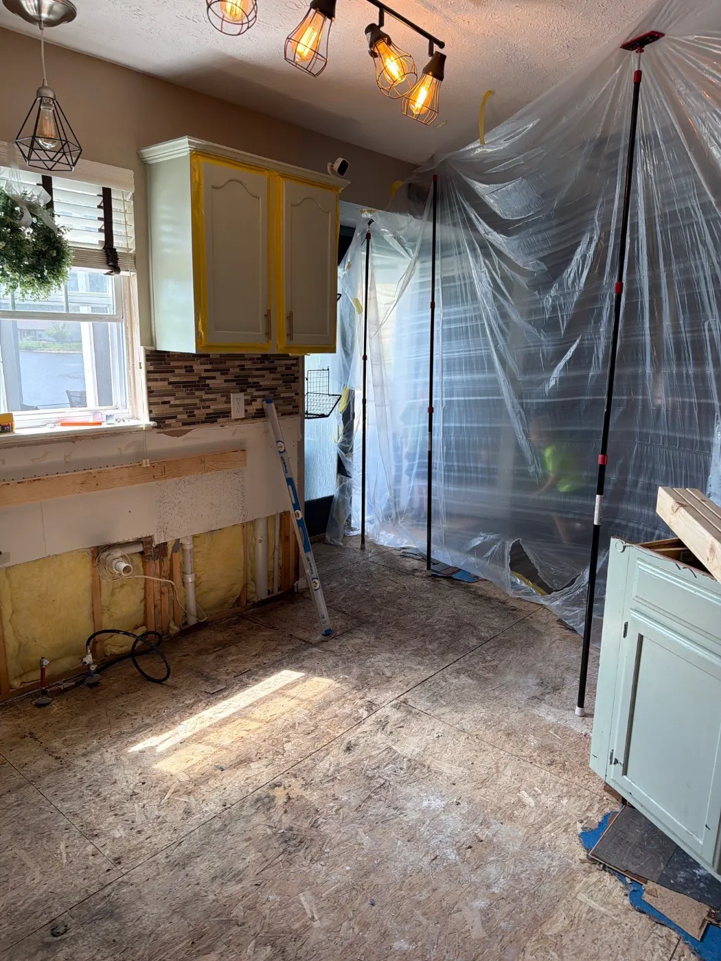 Affected material removal during Rockville sewage backup remediation